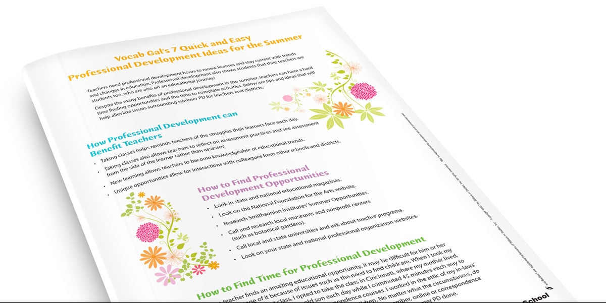 7 Fun Professional Development Ideas for Teachers 7 Fun Professional Development Ideas for Teachers