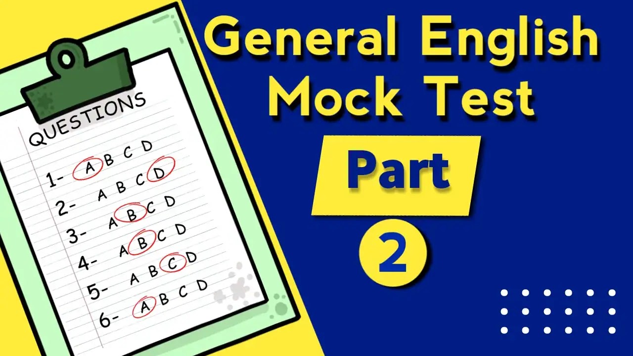 Mock Test 2 (Test Series 3) Mock Test 2 (Test Series 3)