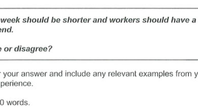 IELTS model answer about a shorter work week (IELTS 19 book)