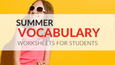 7 Fun Summer Vocabulary Worksheets to Keep Students Learning