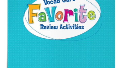 Fun Vocabulary Activities for End of the School Year