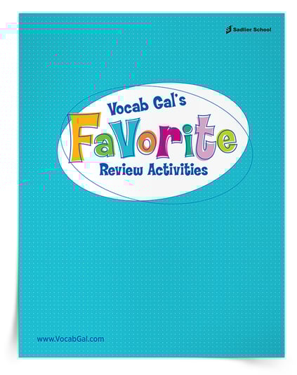 Fun Vocabulary Activities for End of the School Year Fun Vocabulary Activities for End of the School Year